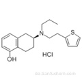1-Naphthalinol, 5,6,7,8-Tetrahydro-6- [propyl [2- (2-thienyl) ethyl] amino] -, Hydrochlorid (1: 1), (57187997,6S) - CAS 125572-93- 2